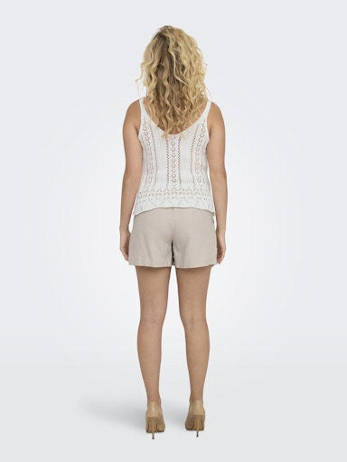 Yelete Crochet Tank Top (Pumice Stone) - 25% OFF AT CHECKOUT - FINAL SALE