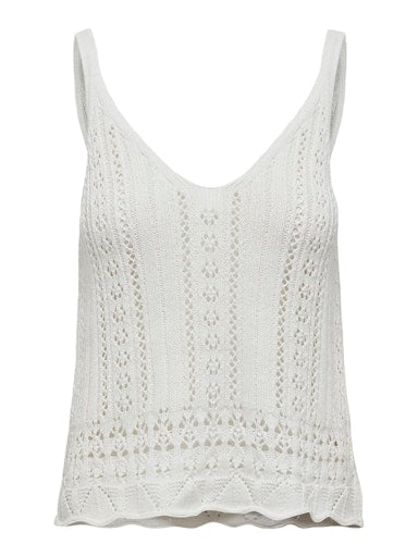 Yelete Crochet Tank Top (Pumice Stone) - 25% OFF AT CHECKOUT - FINAL SALE