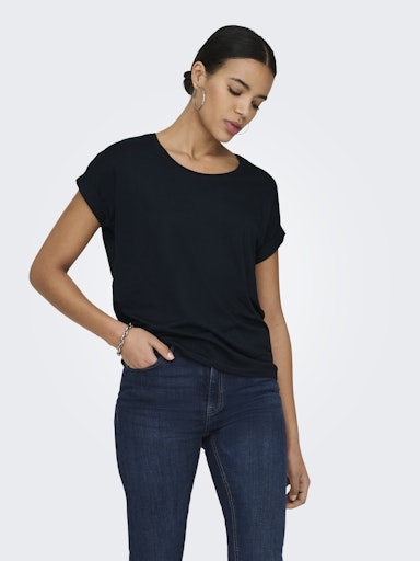 Stacey Loose Fit T-Shirt (Black)