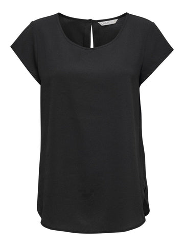 Nova Short Sleeve Top (Black)