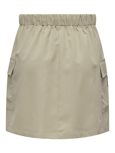 Lalina Cargo Skirt (Tan)