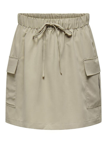 Lalina Cargo Skirt (Tan)