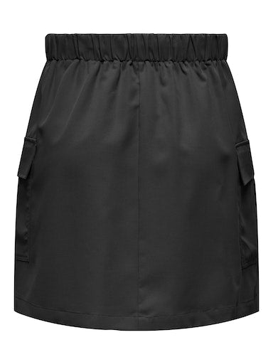 Lalina Cargo Skirt (Black)