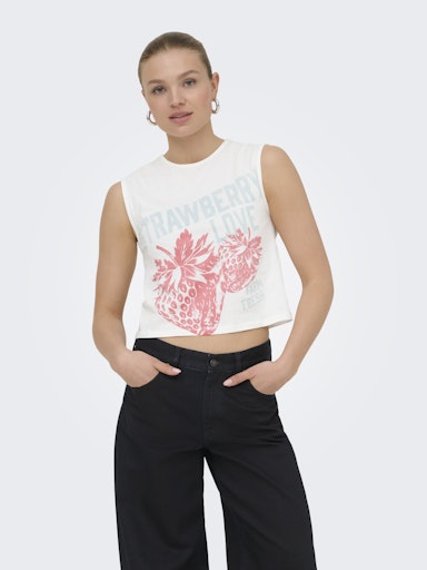 Strawberries Organic Cotton Tank
