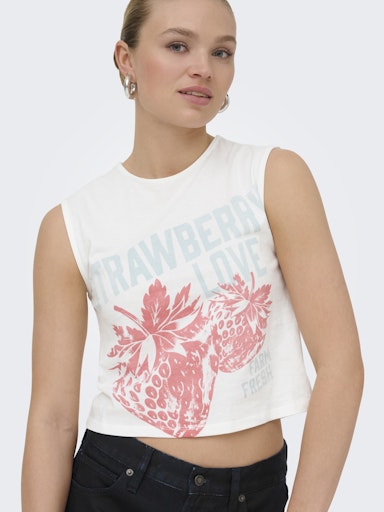 Strawberries Organic Cotton Tank
