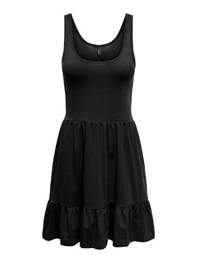 Bloom Organic Cotton Tank Dress (Black)