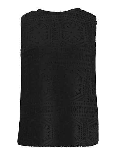 Lian Lace Tank Top (Black)