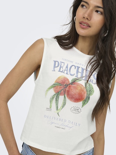 Peaches Organic Cotton Tank