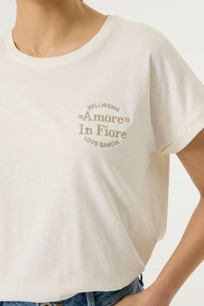 Belissima Cotton T-Shirt (White)