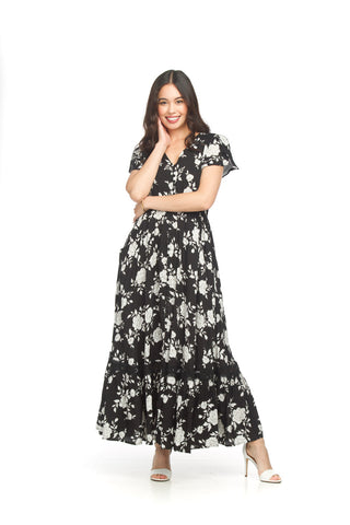 Monica Maxi Dress (Black)