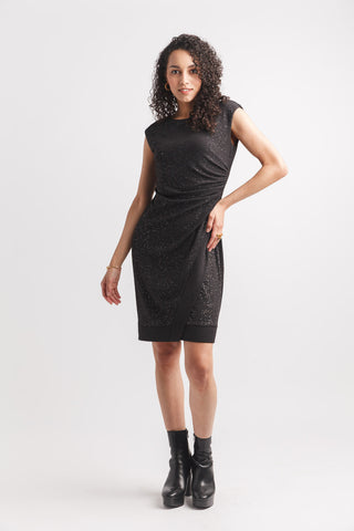 Rylee Rouched Dress (Black)