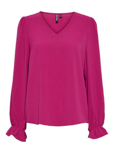 Tiffany Crepe Blouse (Festival Fuchsia)