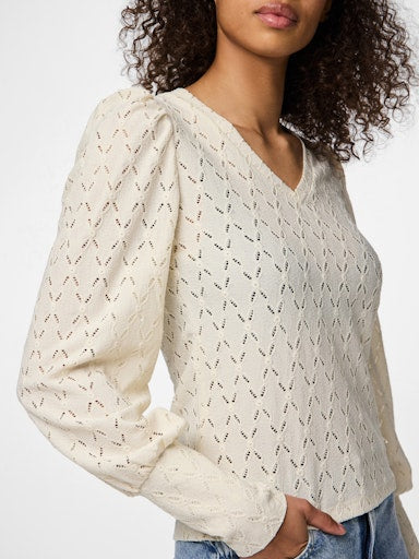 Christy Cross Hatch Top (Birch)