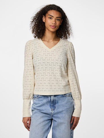 Christy Cross Hatch Top (Birch)