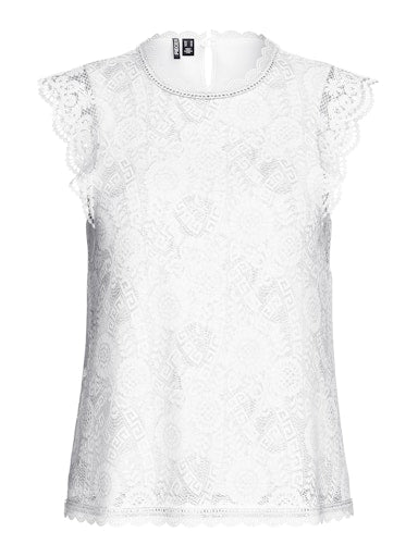 Colline Lace Applique Top (Cloud Dancer)