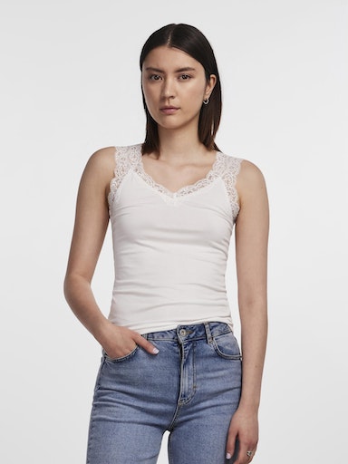 Barbera Lace Camisole (Bright White)