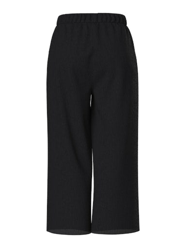 Flora Pleated Culotte (Black)