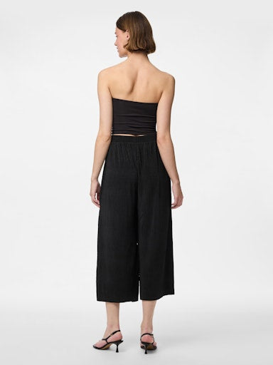 Flora Pleated Culotte (Black)