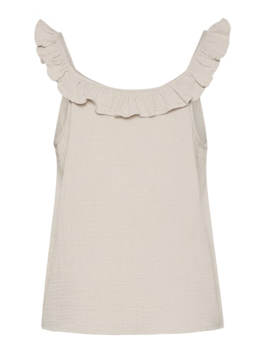 Sastina Organic Cotton Tank (Silver Grey) - 25% OFF AT CHECKOUT - FINAL SALE