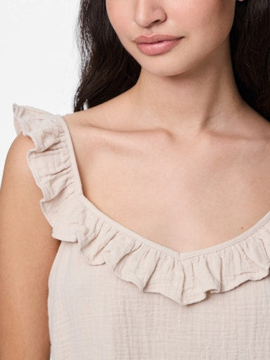 Sastina Organic Cotton Tank (Silver Grey) - 25% OFF AT CHECKOUT - FINAL SALE