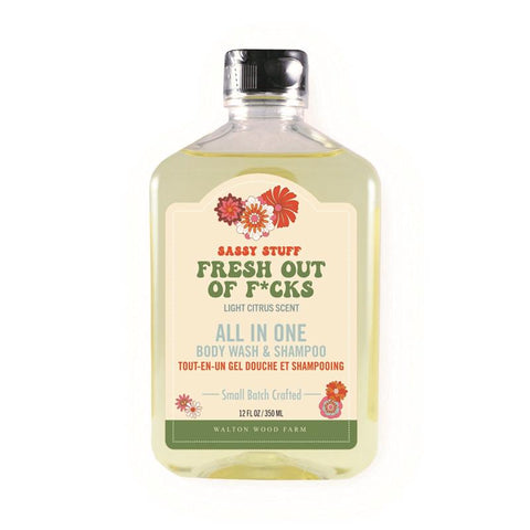 Sassy Stuff -Fresh Out of F*cks - All In One Shampoo & Body Wash