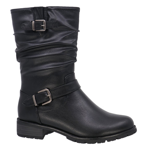 Queens Waterproof Wide Width Boot (Black)