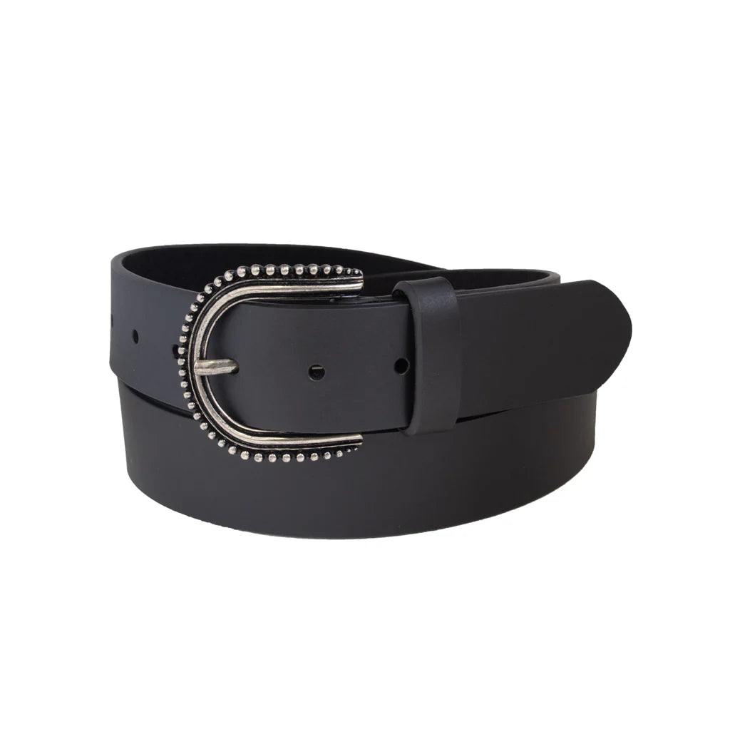 Sirelle Genuine Leather Belt (Black)