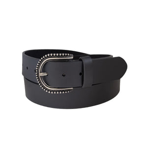 Sirelle Genuine Leather Belt (Black)