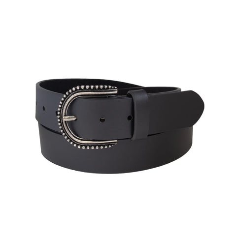 Sirelle Genuine Leather Belt (Black)