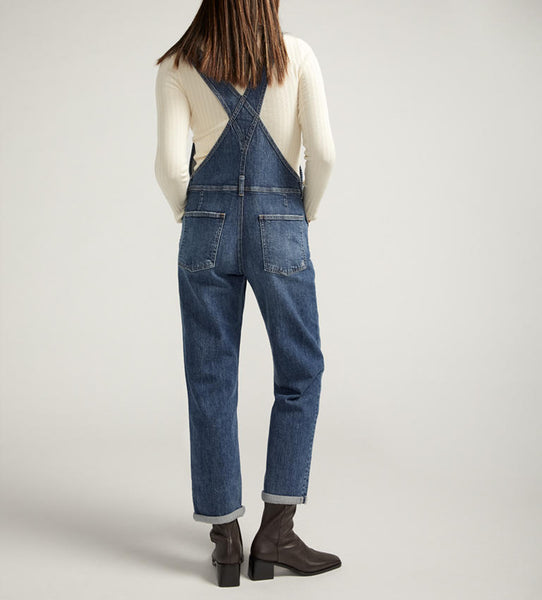 Silver Jeans Baggy Denim Overalls