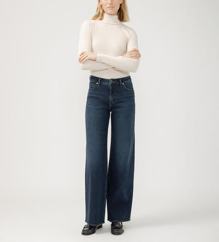 Isbister High Rise Wide Leg Jean (Bijou)