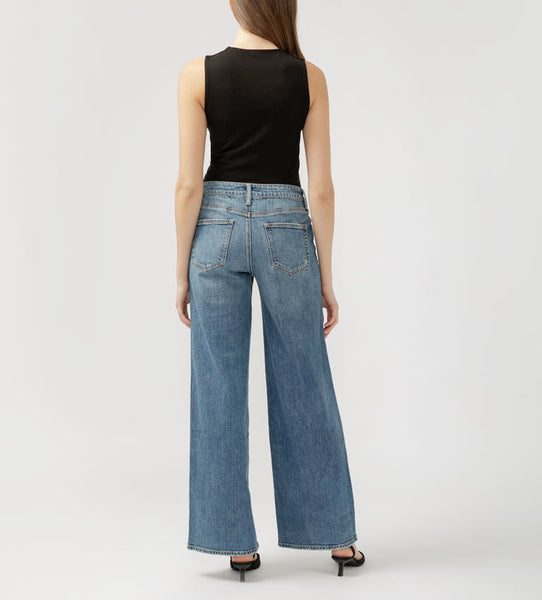 Suki Wide Leg Jean (Light Indigo)