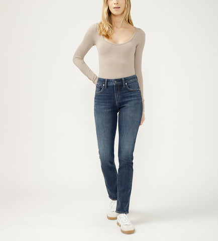 Avery Straight Jeans (Maise Blue)