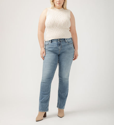PLUS Elyse Slim Boot Cut Jean (Mid Wash)