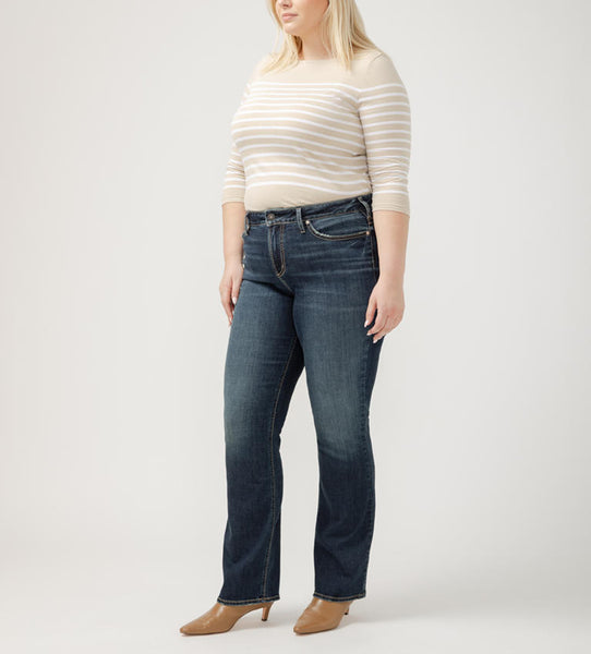 PLUS Suki Slim Boot Cut Jean (Dark Indigo)