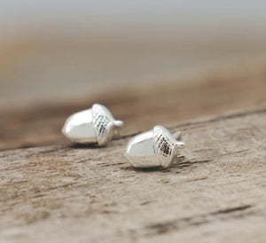 Acorn Stud Earrings - 2 Colour Options