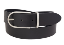 Simone Genuine Leather Belt (Black)