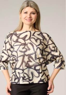 Carlotta Made in Italy Sweater (Hearts)