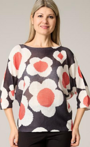 Carlotta Made in Italy Sweater (Floral)