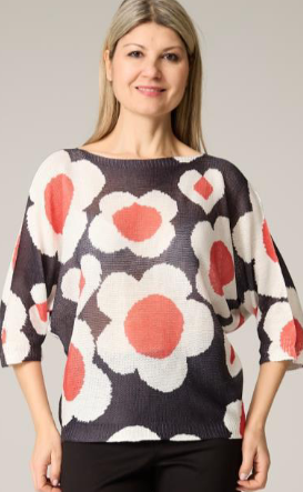Carlotta Made in Italy Sweater (Floral)