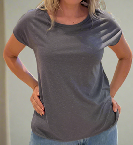 Rebel Metallic Fleck T-Shirt (Grey)