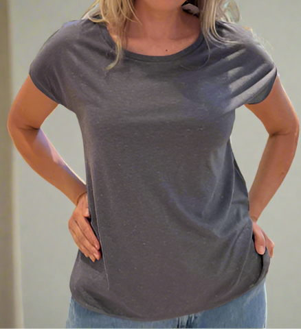 Rebel Metallic Fleck T-Shirt (Grey)