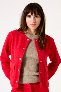 Lorelei Tweed Jacket (Red)