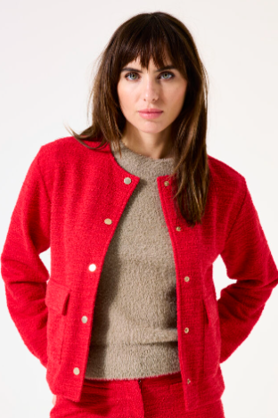 Lorelei Tweed Jacket (Red)