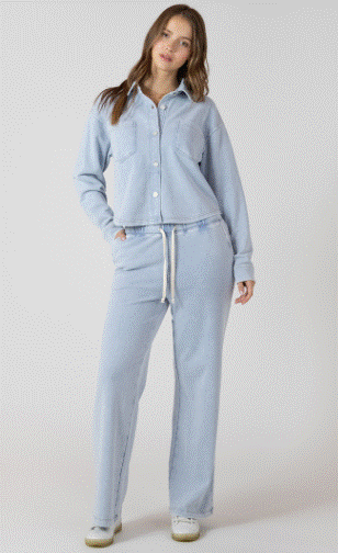 Natalia Denim Jogger (Light Indigo Wash)