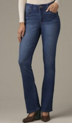 Brittany Itty Bitty Boot Cut Jean (Mid Blue)