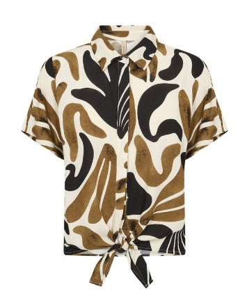 Feldi Printed Tie Top (Butternut Combi)