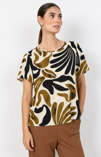 Feldi Printed Blouse (Butternut)