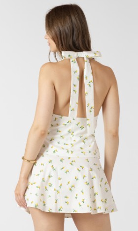 Hayden Halter Top (Lemon Drop)