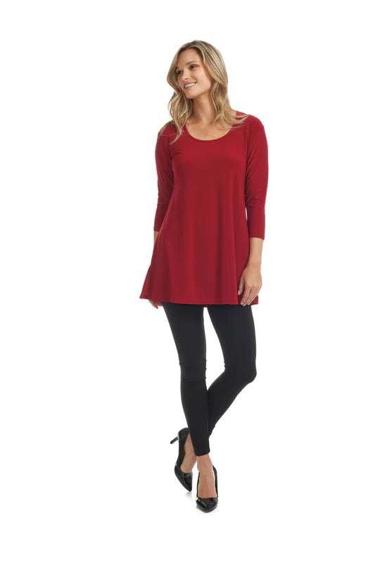 Tara Scoop Tunic (Red)